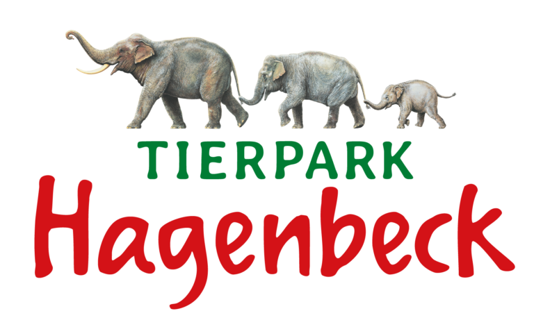 2025_Logo_Elefantenreihe_Schriftzug_Tierpark-Hagenbeck_gruen_gross